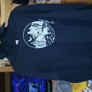 All black long sleeve tee